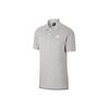 Spor Giyim Yaka Kısa Kollu Polo Erkek Üst Gri CJ4457-063