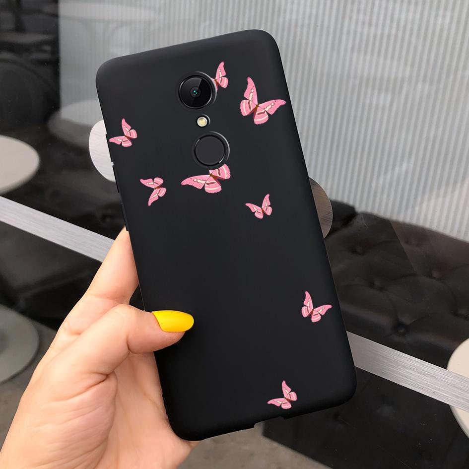 Case For Xiaomi Redmi 5 Cover For Xiaomi Redmi 5 Plus Funda Cute Butterfly Painted Phone Case For Xiaomi Redmi5 5Plus Soft Coque