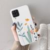 Case For Samsung A12 5G M12 F12 A 12 Cute Heart Flower Back Cover Soft Silicone Matte Protective Funda For Samsung Galaxy A12 5G