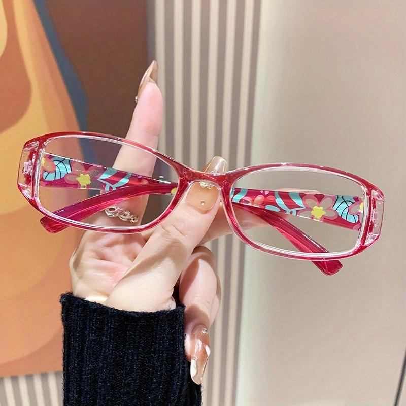 6 Pairs Of High-End Classic Rectangular Reading Glasses Suitable For Middle-Aged Men And Women Students And Teachers