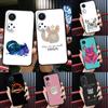 Cartoon Chinchilla Voor Huawei P20 P30 P40 Lite Pro P Smart 2019 Nova 9 5T Telefoonhoesje Voor Honor 50 8X 9X 10i