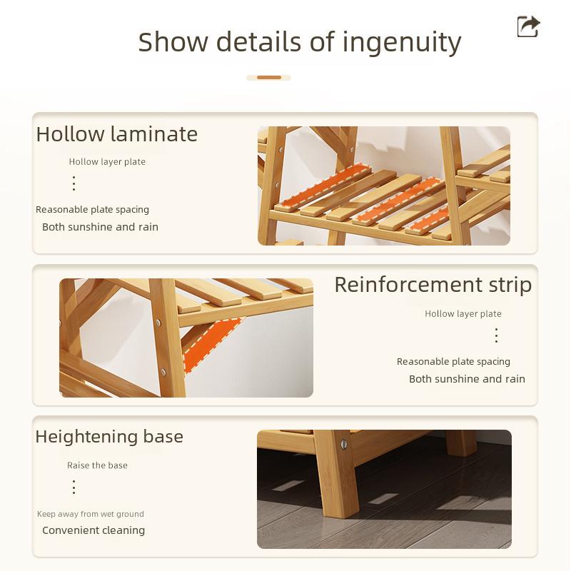 Multi-Layer Indoor Flower and Plant Rack for Balcony and Living Room