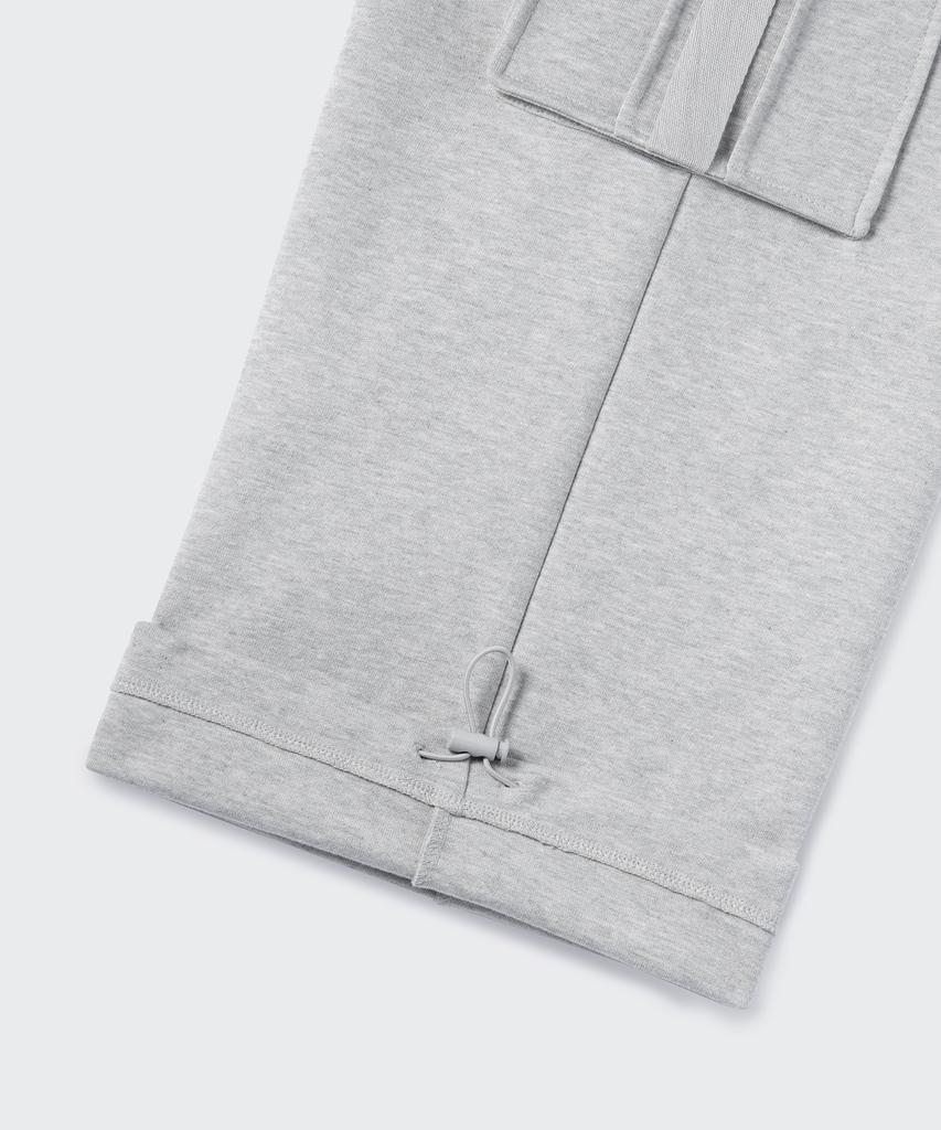 MUSINSA STANDARD WOMAN Women'S Double Knit Sweat Multi Cargo Pants [Medium Grey]