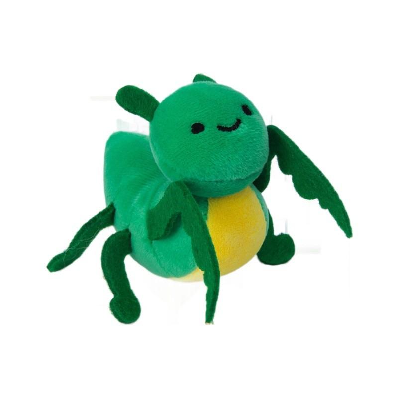 Adorable Plush Insect Series Keychain Toy Featuring Colorful Bee And Mantis Design