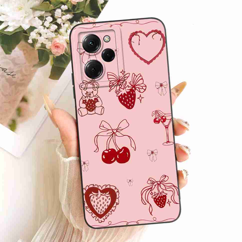 Phone Case For Xiaomi Poco X5 Pro 5G Casing 6.67" Silicone Soft Back Cover For PocoX5 Poco X5 Pro 2023 Fundas Shockproof Coque