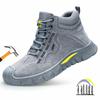 Protective Work Shoes Labor Shoes Lightweight Safety Shoes Man Steel Toe Cap Sneakers Anti Puncture Indestructible Safety Shoes
