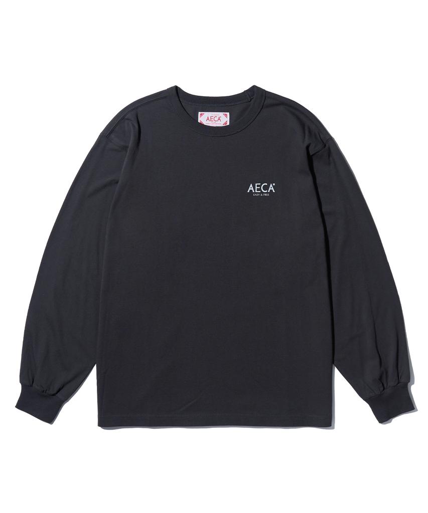 AECA Aeca Signature Long Sleeve-Charcoal