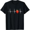 Heartbeat EKG Pulse Sweet Strawberry Lover Strawberry T-Shirt