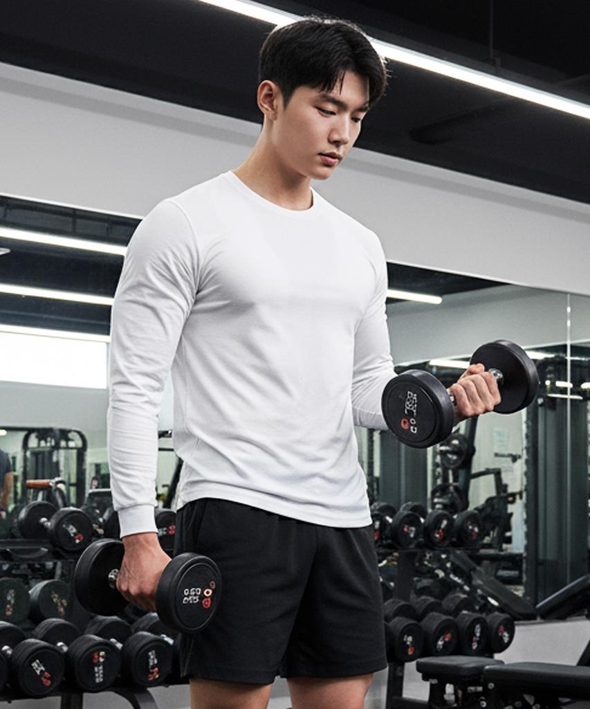 MACBLACKSPORTS Dry Round Long Sleeve T-Shirt Mtc-00_4 Colors (A Type)