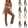 Women's 2-Piece Fashionable Casual High Stretch Shaping Sleeveless Pants Set