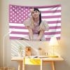 Melanie Martinez USA Flagge Wandteppich Pop-Sängerin Heimdekoration Wandbehang Schlafsaal Hintergrund Party Konzert Banner Dekor Geschenk für Fans