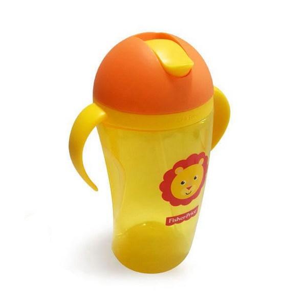 Fisher Price Penguin Straw Cup 2p, Mixed Colors, 360ml