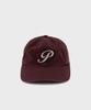 PREF Burgundy P-Logo 6 Panel Cap