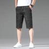 Herrenhose Jeans Slim Fit Modische Shorts Multi Pocket Workwear Lockere elastische verkürzte Hose