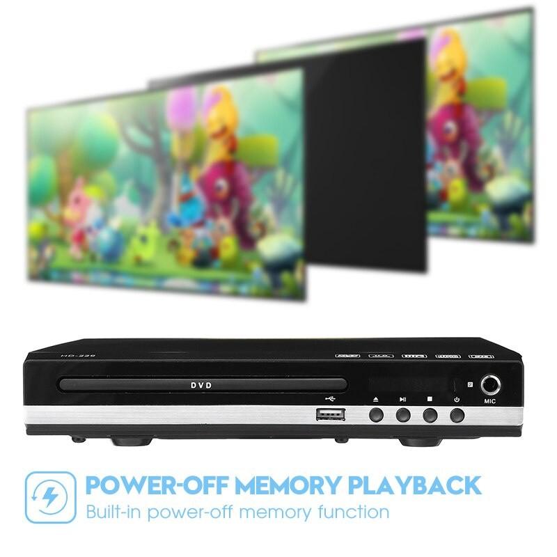 1080P DVD VCD Player Small Integrated Household High-definition DVD Player Portable CD Disc Video Player