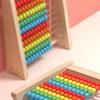 Wooden Baby Abacus Rack Arithmetic Math 100 Beads Educational Counting Abacus Toy