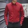 Trajes de boda para hombres de talla grande: Camisas de manga larga y trajes de alta gama para novios y padrinos