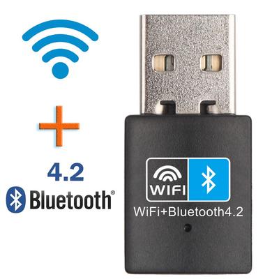 Adattatore USB WiFi e Bluetooth 2 in 1 150Mbps Adattatore USB WiFi Bluetooth 2.4Ghz Ricevitore Trasmettitore Esterno Wireless Dongle WiFi RTL8723