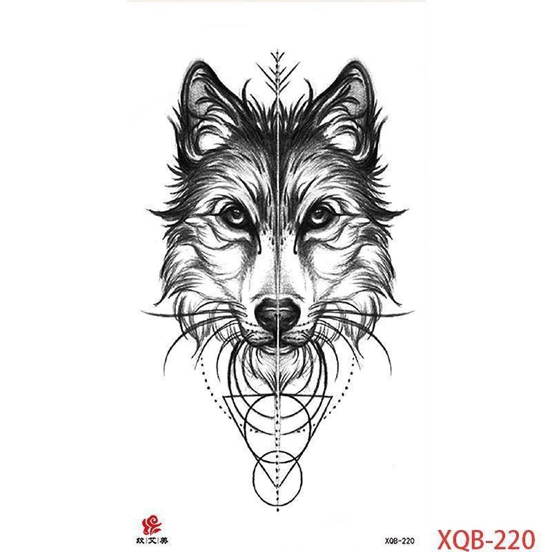 NEW 1PCS Waterproof Tattoos Temporary Tattoo Sticker Flowers Rose Body Tattoos for Women Art Arm Hand Tattoos Wolf Tiger Lion Painting Tatoos