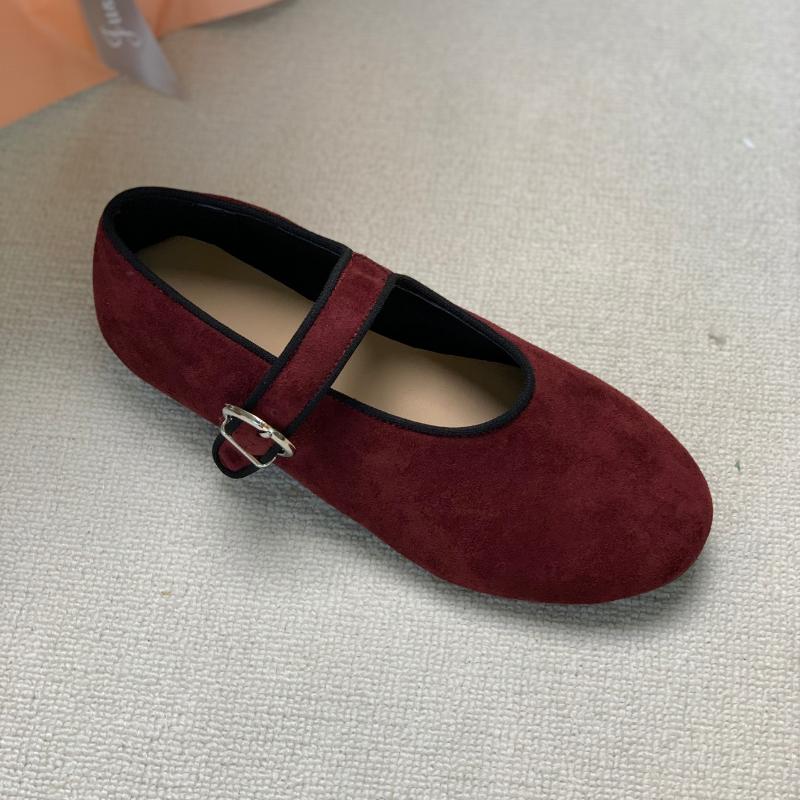 Mode 2025 NEU Damen Ballerinas mit flacher runder Zehenpartie, lässige bequeme Slipper, Gummisohle, Sommer-Freizeitschuhe
