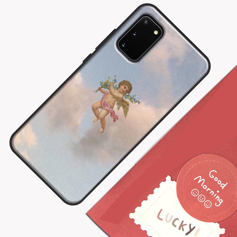 Cute Angels Aesthetic Aesthetics Phone Case For Samsung Galaxy S26 S25 Ultra S20 S21 S22 S23 S24 S10 Plus S25 FE Cover Shell