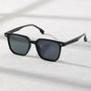 Small Square Frame Sunglasses Fashionable Personality Retro Nail New Sunglasses Men's Business Casual Eyeglasses UV400