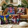Anime DDandadanss Cushion Cover Pillow Case Plush Fabric Soft Double Sided Print Sofa Cushion Cover Throw Pillow Covers