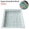 1Pcs Square Shaped Paving Brick Mould Plastic DIY Stepping Stone Paver Reusable Concrete Path Maker Mold