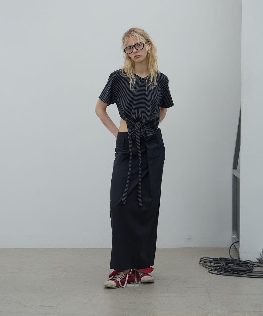 Lcdc Tm Overlap Long Skirt (Black)
