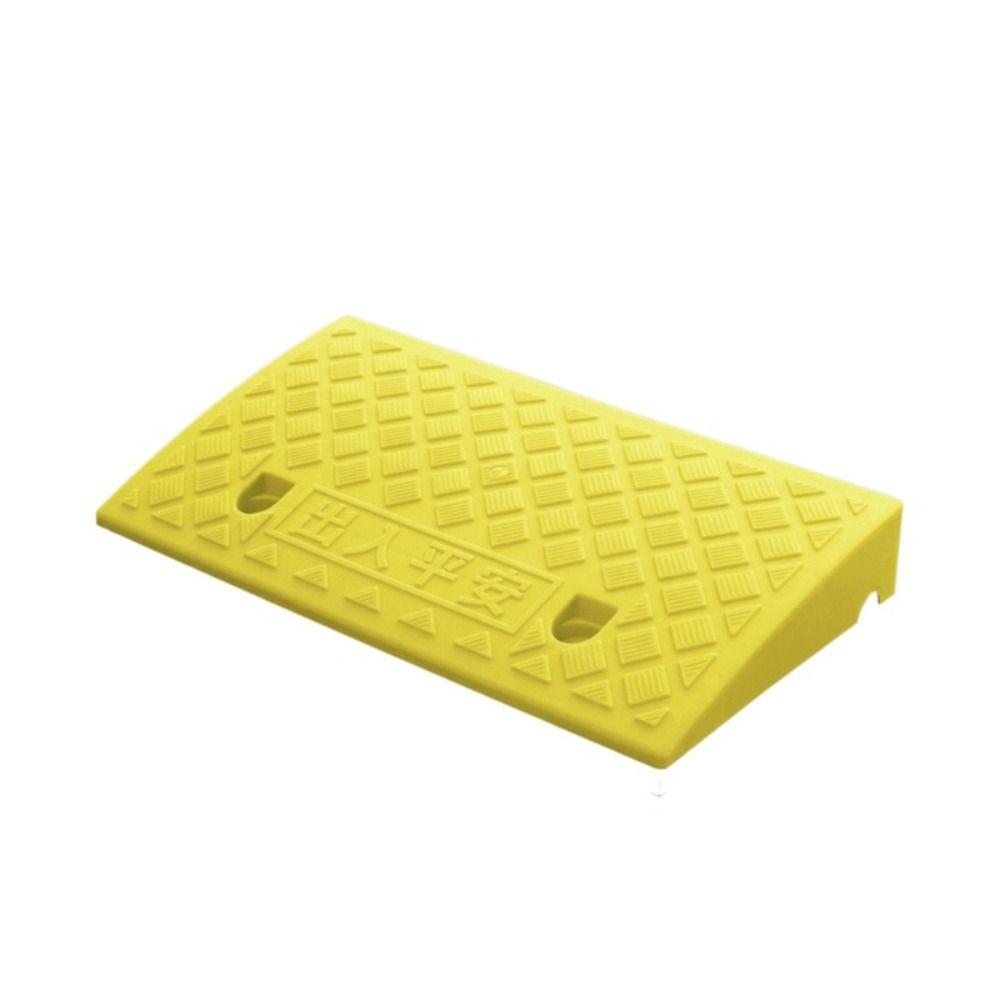 Lightweight Car Threshold Ramp Plastic Anti-Slip Wheel Chock Curb Ramp Loading Dock