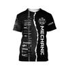 Men's Fashion 3D Printed Men's T-Shirt Round Neck Short Sleeve Trendy Street Wear