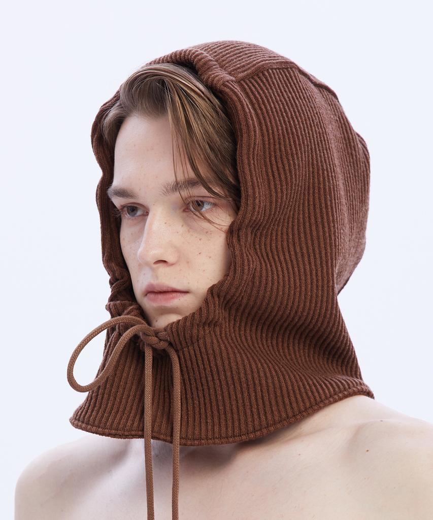 VASROCK Churros Knit Balaclava Brown
