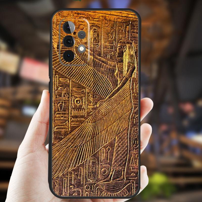 Egypt Pharaoh Mural Case For Samsung Galaxy A26 A54 A14 A36 A16 A33 A56 A15 A55 A53 A35 A22 A32 A52 A34 A05 A06