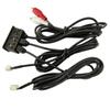 Car Navigation 4 Pin 6 Pin To Dual Usb+Rca Ado Input Aux Port Panel Interface Extension Cable Adapter Panel