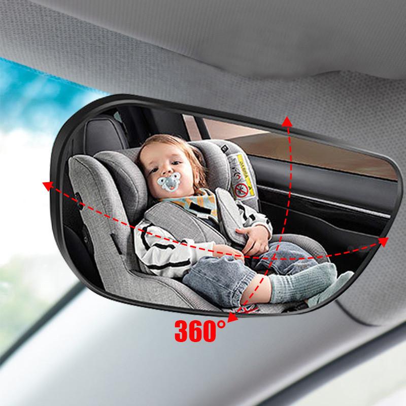 1PC Universal Car Interior Espelho Retrovisor no Carro Espelho de Observação para Bebês com Ventosa / Clipes 110*75mm