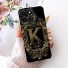 For Honor X7C Royal Crown Initial Letter Couple Phone Case For Honor X7c ALT-LX2 Soft Silicone TPU Cases Bumpers