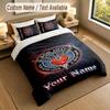 Bedding Set 1 Duvet Cover 2 Pillowcases Bon Jovi Print Soft Bed Linen Bedroom Decor