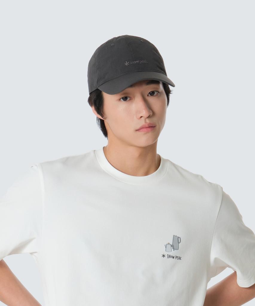 SNOWPEAK APPAREL Eco Taslan Ball Cap (S26Zufbc70) Charcoal