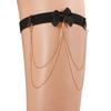 Nightclub Va Va Voom Leg Ring Elastic Bow Chain Tassel Leg Chain Anklet Female