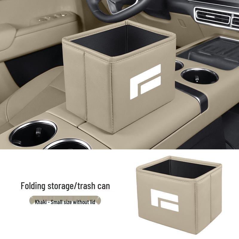 Jishi 01 Auto-Aufbewahrungsbox - Multifunktionaler faltbarer Organizer & Mülleimer