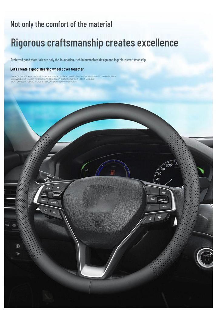 Steering Wheel Cover for GAC Trumpchi GS3, GS4, GS5, Aion V, Aion S, Mei 580, GA4, GA6
