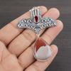 Natural Noreena Jasper Gemstone 925 Sterling Silver Jewelry Pendant 2.69" AJP-2361