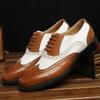 Fashion Man Casual Shoe Fashion 2024 New In Leather Shoes For Men Brogue Cheap Clearance Korean Style Low Price Classic Original Adults