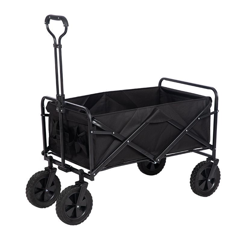 Large-capacity Outdoor Camping Folding Cart for Picnics, Beach Trips, and Camping. Portable and Easy To Pull.