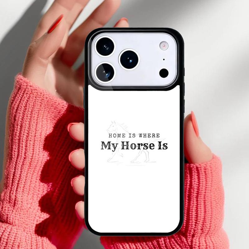 Home Is Where The Horse Is Phone Case for iPhone 17 16 15 14 13 Pro Max Back Cover for 12 11 Pro Coque