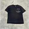Y2K Harley Davidson Schedel Zak T-shirt Maat XL