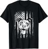 Lustiges Patriotisches Pitbull Amerikanische Flagge Hundeliebhaber T-Shirt Geschenk Unisex T-Shirt