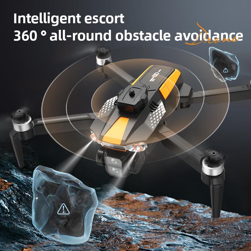 New LF699 RC MINI Drone with Screen Display HD Camera Brushless Obstacle Avoidance GPS WIFI EIS FPV Foldable Quadcopter Toy Gift