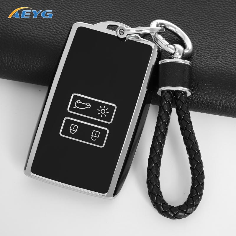 Tpu Auto Smart Key Fob Cover Case Fit For Fit For Renault Espace 5 Kadjar Koleos Captur Megane 4 Talisman Arkana Dacia Sandero Auto Accessories