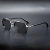 Óculos de Sol Tendência Para Homens Lente Dupla Óculos de Sol para Dirigir Moda Masculina Óculos Vintage Proteção Uv400 Novas Lentes de Proteção